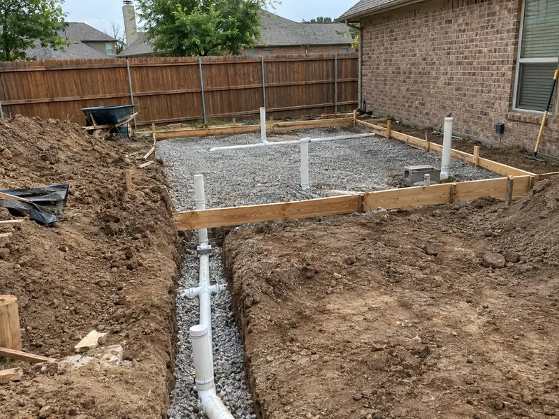 Utility rough-in