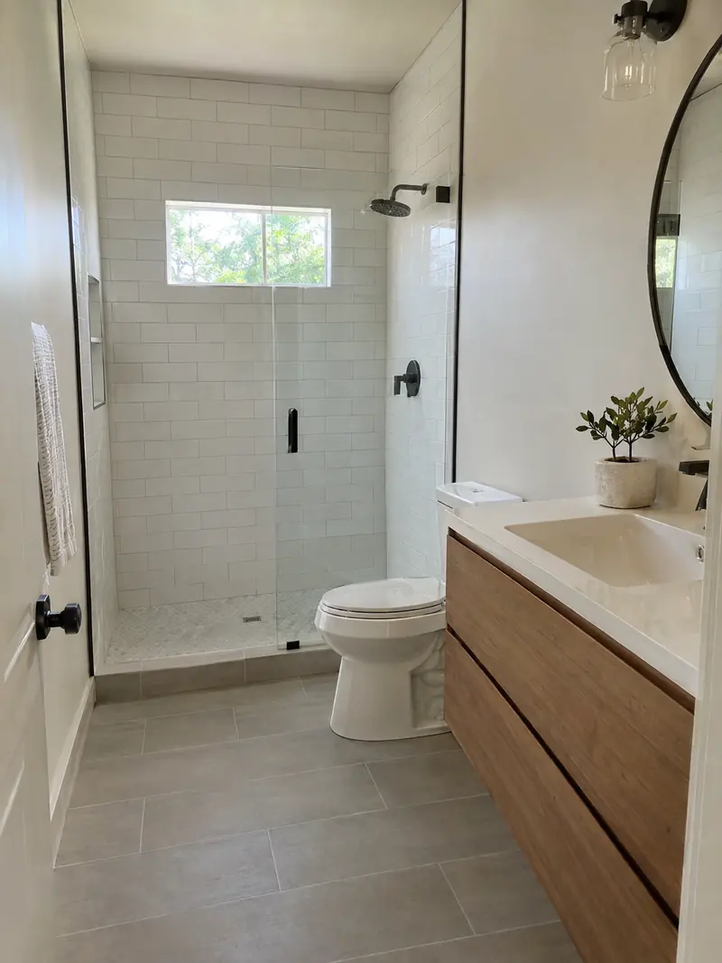 Tub-to-shower conversion