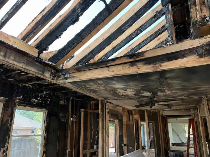 Fire damage rebuild