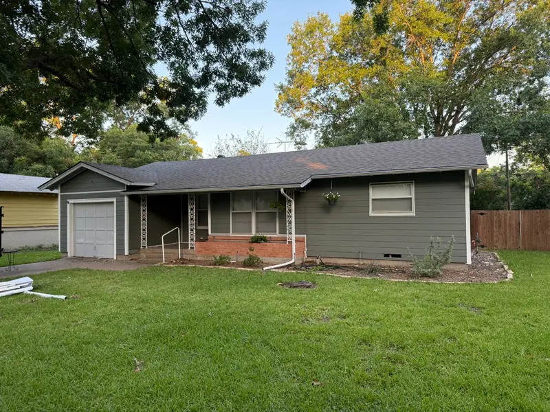 Completed shingle roof replacement